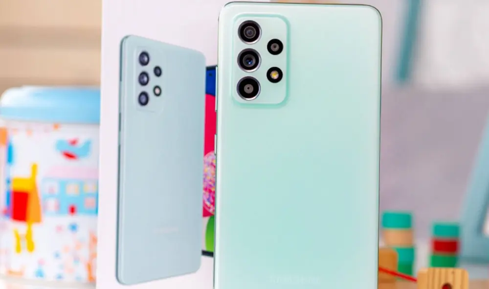 El Galaxy A53 vendrá en al menos cuatro colores. Foto: GSMArena