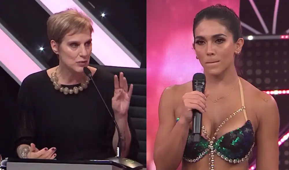 Los jurados de Reinas del show mencionaron que el bailarín que acompañó a Vania Bludau destacó más que ella. Foto: captura / América TV