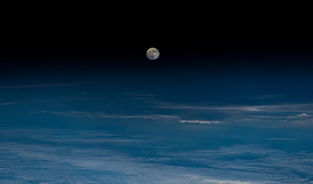 Cada año, la Luna se aleja del planeta azul a un ritmo de 3,8 cm. Foto: ESA