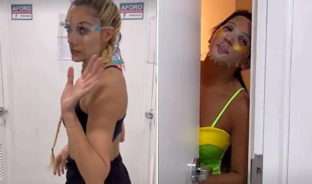 Brenda Carvalho demuestra cuánto se divierte con sus compañeras de Reinas del show. Foto: composición/ Instagram