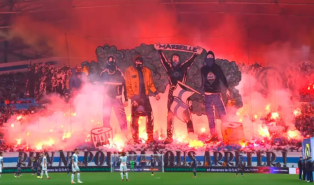 PSG y Marsella protagonizan una nueva edición del superclásico francés. Foto: captura ESPN