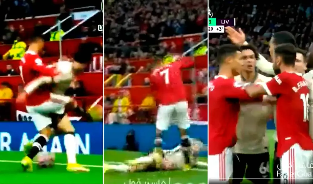 Cristiano Ronaldo llegó esta temporada al Manchester United luego de pasar por las filas de la Juventus. Foto: captura video Sky Sports