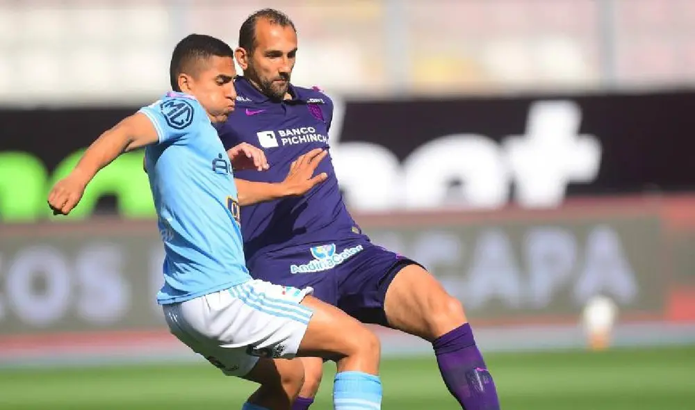 Marcos Riquelme y e Irven Àvila anotaron para los celestes. Foto: Liga de Fùtbol Profesional Marcos Riquelme y e Irven Àvila anotaron para los celestes. Foto: Liga de Fùtbol Profesional
