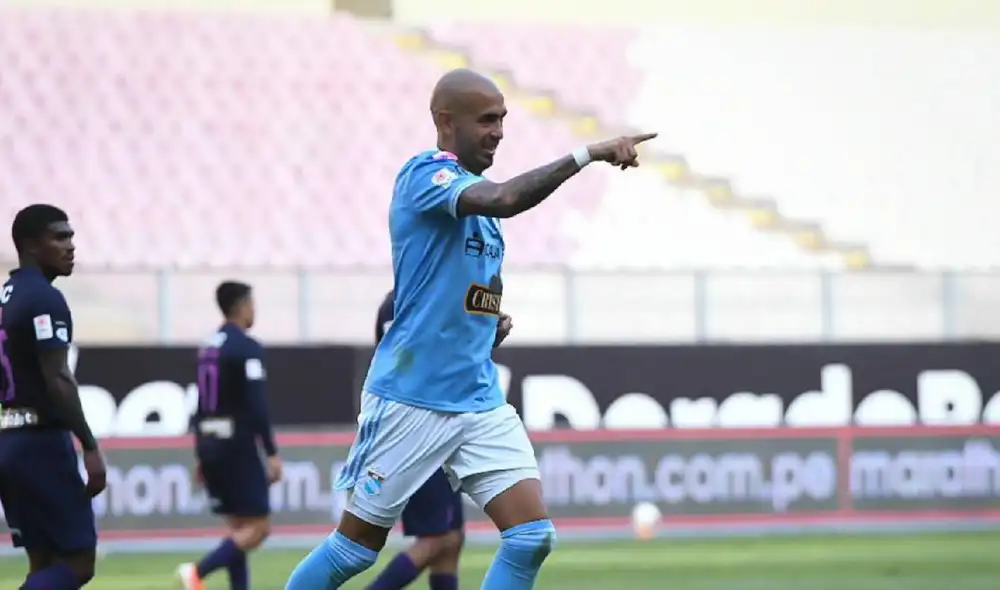Marcos Riquelme anotó un doblete. Foto: Liga de Fútbol Profesional Marcos Riquelme anotó un doblete. Foto: Liga de Fútbol Profesional