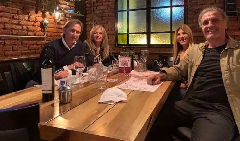 Ricardo Gareca y Oscar Ruggeri jugaron juntos en la selección argentina. Foto: Instagram de Oscar Ruggeri.