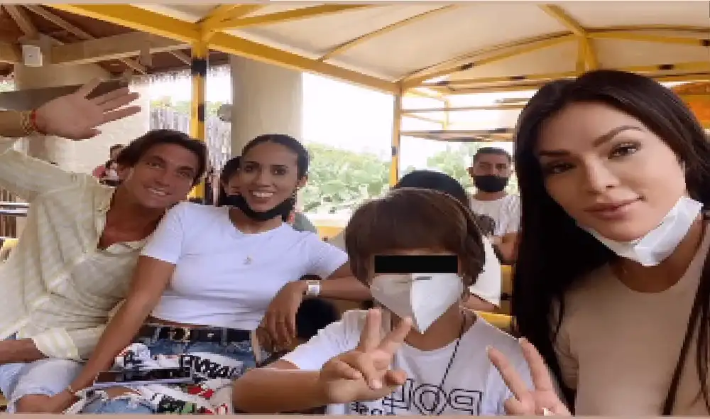 Sheyla Rojas y Antonio Pavón pasean en México junto a su hijo. Foto: Sheyla Rojas/Instagram Sheyla Rojas y Antonio Pavón pasean en México junto a su hijo. Foto: Sheyla Rojas/Instagram