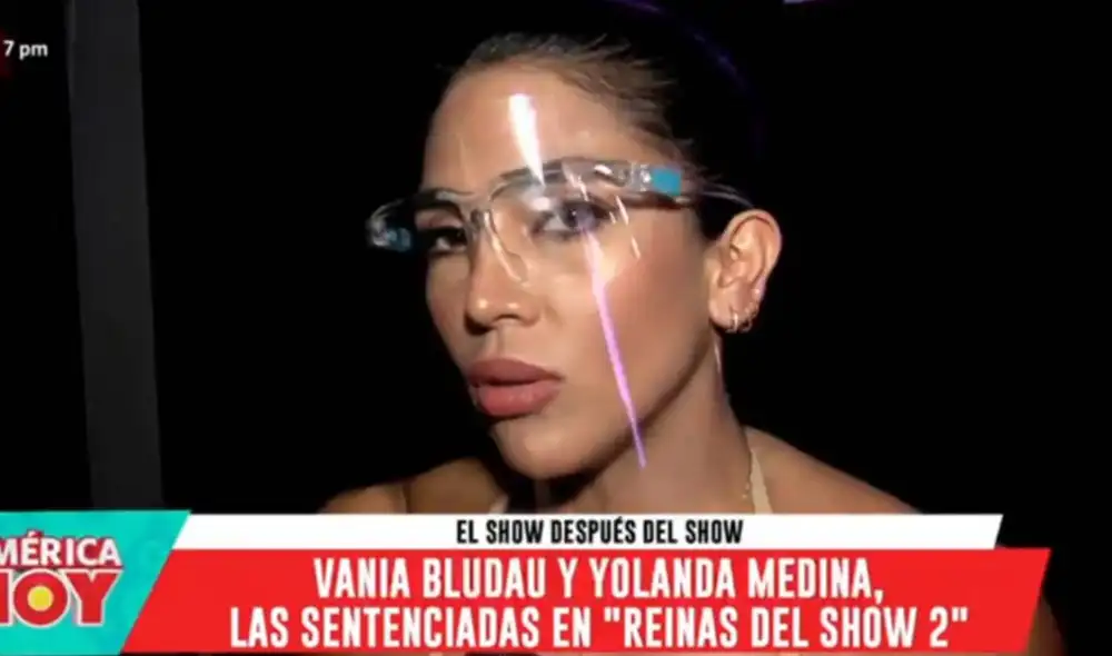 Vania Bludau se enfrentará a Yolanda Medina el sábado 30 de octubre en Reinas del show. Foto: captura de América TV Vania Bludau se enfrentará a Yolanda Medina el sábado 30 de octubre en Reinas del show. Foto: captura de América TV