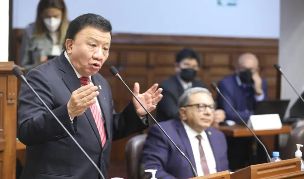 Enrique Wong es congresista por Podemos Perú y tercer vicepresidente del Parlamento. Foto: Congreso