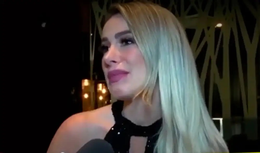 La modelo Jamila Dahabreh asegura que ella no hubiese sacado un comunicado porque son temas privados y le cuesta publicarlos. Foto: Captura Willax TV.
