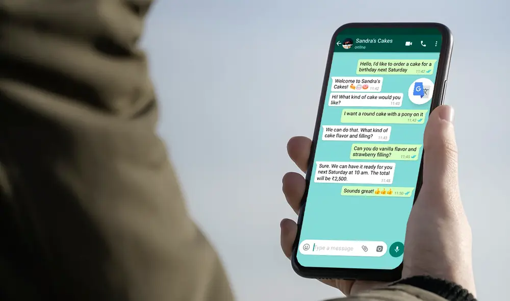 Puedes obtener una traducción rápida de tus mensajes de WhatsApp en más de 100 idiomas. Foto: composición/La República