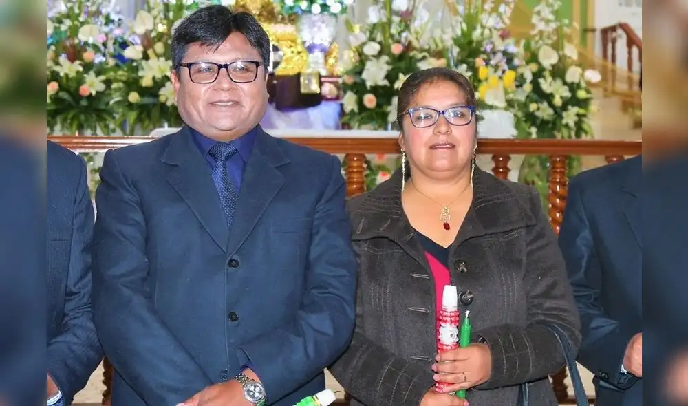 Agustín Luque junto a su esposa Olinda Pacheco. Foto: Archivo La República