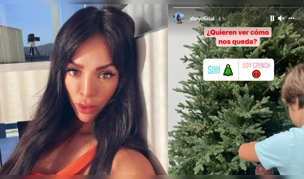 Sheyla Rojas disfruta al máximo los momentos con el pequeño Antoñito, pues él vive con su padre en España. Foto: Sheyla Rojas/Instagram