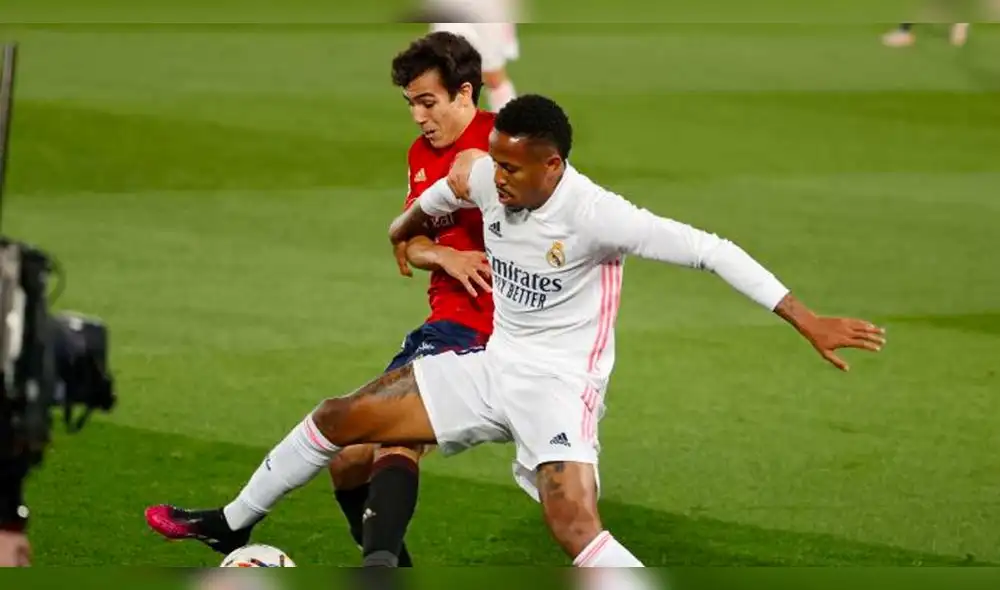 Real Madrid vs. Osasuna disputan la fecha 10 del torneo español. Foto: AFP