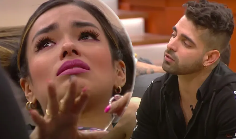 El chico reality colombiano intentó consolar y ganarse nuevamente la amistad de Shirley Arica, a pesar de ya no estar vinculados sentimentalmente. Foto: captura El poder del amor