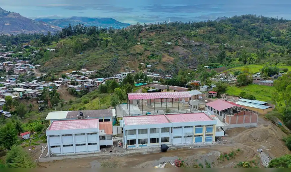 Construyen nuevos ambientes en ISTP Néstor Martos Garrido de Huancabamba. Foto: GORE Piura