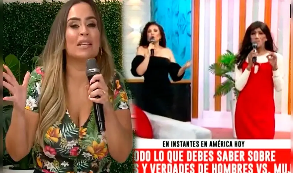 Ethel Pozo le hizo advertencia a Janet Barboza. Foto: capturas América TV Ethel Pozo le hizo advertencia a Janet Barboza. Foto: capturas América TV