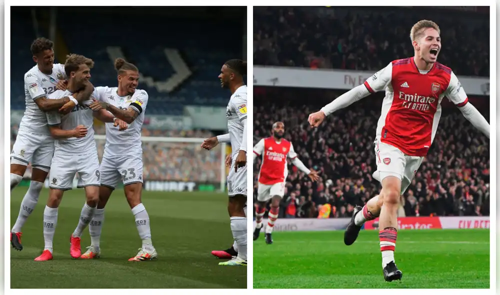 Arsenal vs. Leeds United se baten a duelo por la Copa de la Liga Inglesa este martes 26 de octubre. Foto: composición difusión/EFE Arsenal vs. Leeds United se baten a duelo por la Copa de la Liga Inglesa este martes 26 de octubre. Foto: composición difusión/EFE