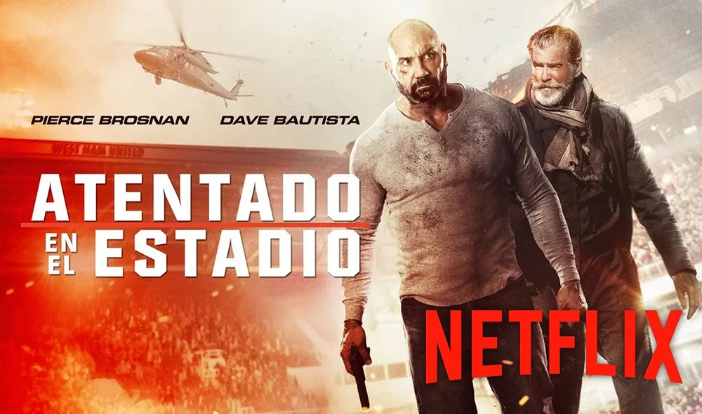 Atentado en el estadio es la película más vista en Netflix en el ranking actual. Foto: Netflix