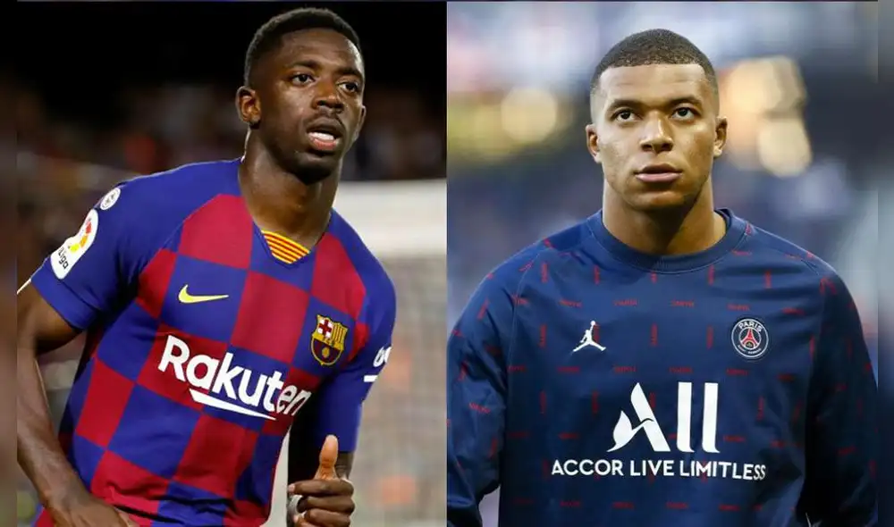 Dembélé y Mbappé integraron la selección francesa en el Mundial Rusia 2018. Foto: composición/La República