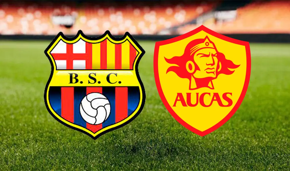 Barcelona SC vs. Aucas EN VIVO se enfrentarán este miércoles 27 de octubre. Foto: composición/Twitter
