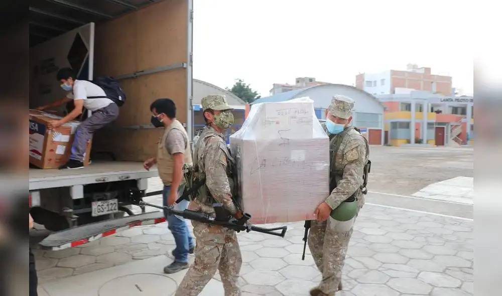 La Libertad recibe más lotes de vacunas para continuar inmunización. Foto: difusión