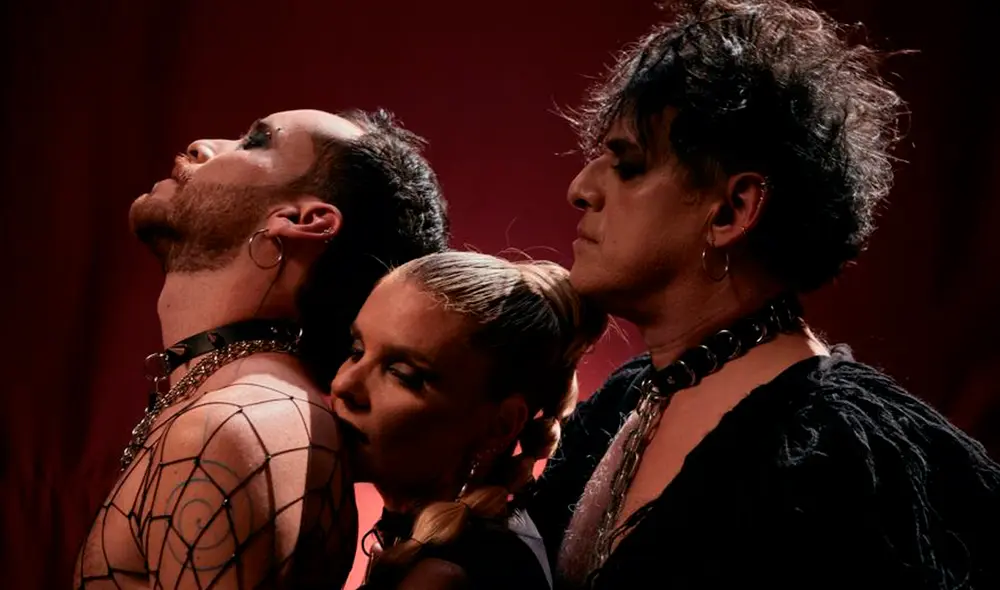 Johanna San Miguel se muestra como ‘mujer fatal’ en videoclip de Galiano. Foto: Difusión