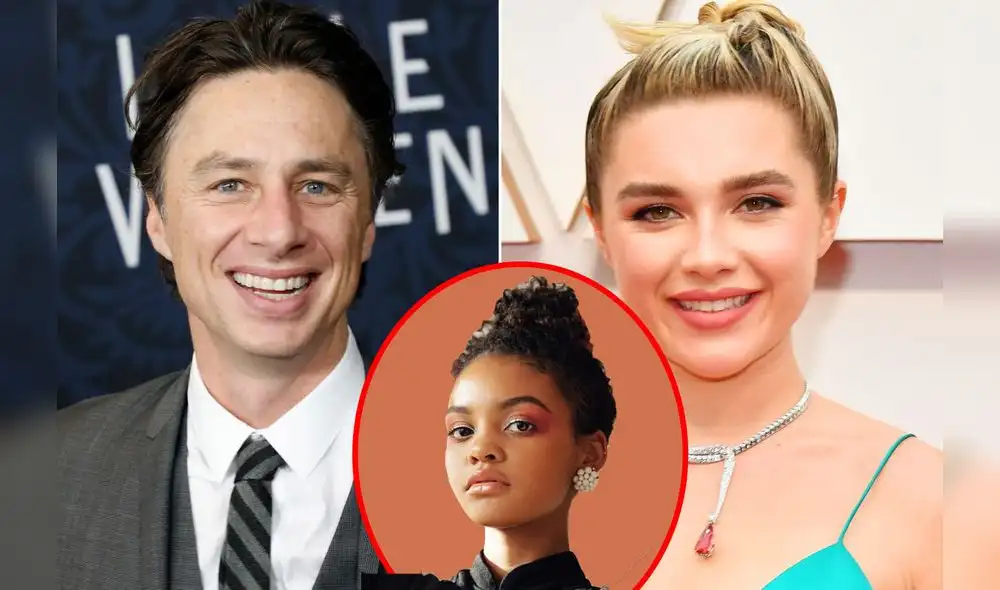 Celeste O´connor se une a la nueva película A good person de Zach Braff y Florence Pugh. Foto: composición/Instagram/web