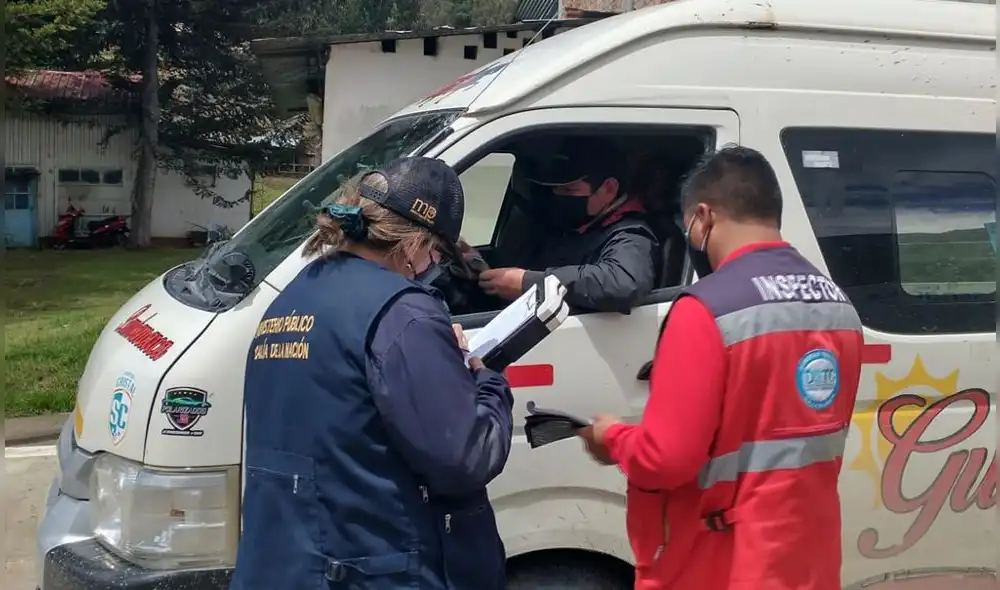 Se constató que los prestadores del servicio de transporte público incumplen normas sanitarias. Foto: Ministerio Público Se constató que los prestadores del servicio de transporte público incumplen normas sanitarias. Foto: Ministerio Público