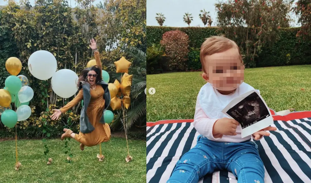 La influencer reveló el sexo de su segundo bebé. Foto: composición/captura Instagram