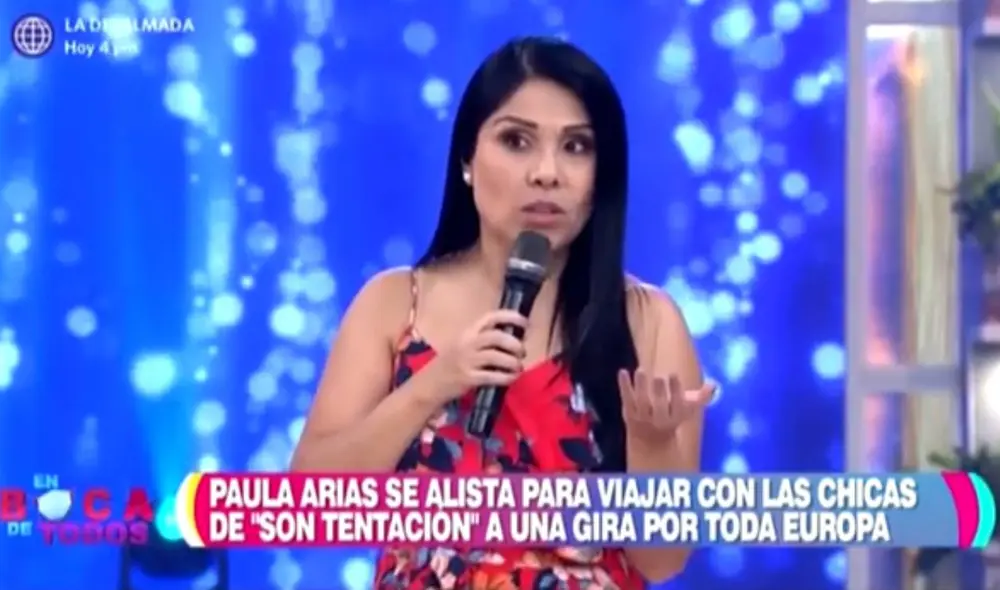 Tula Rodríguez contó que nunca ha viajado a Europa. Foto: captura de América TV