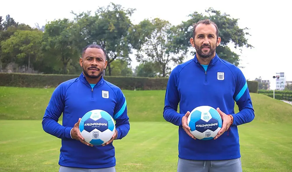 Wilmer Aguirre y Hernán Barcos llegaron a Alianza Lima para la presente temporada. Foto: Alianza Lima