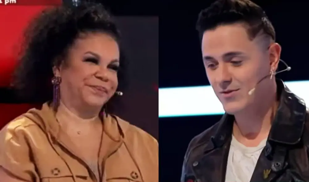 Eva Ayllón y Joey Montana entrevistan a participante en La voz kids. Foto: captura de Latina