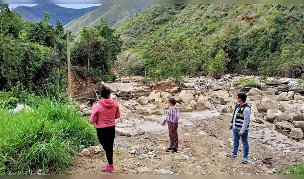 Masa de lodo y piedras arrastró y causó muerte de agricultor en Jaén. Foto: COER Cajamarca Masa de lodo y piedras arrastró y causó muerte de agricultor en Jaén. Foto: COER Cajamarca