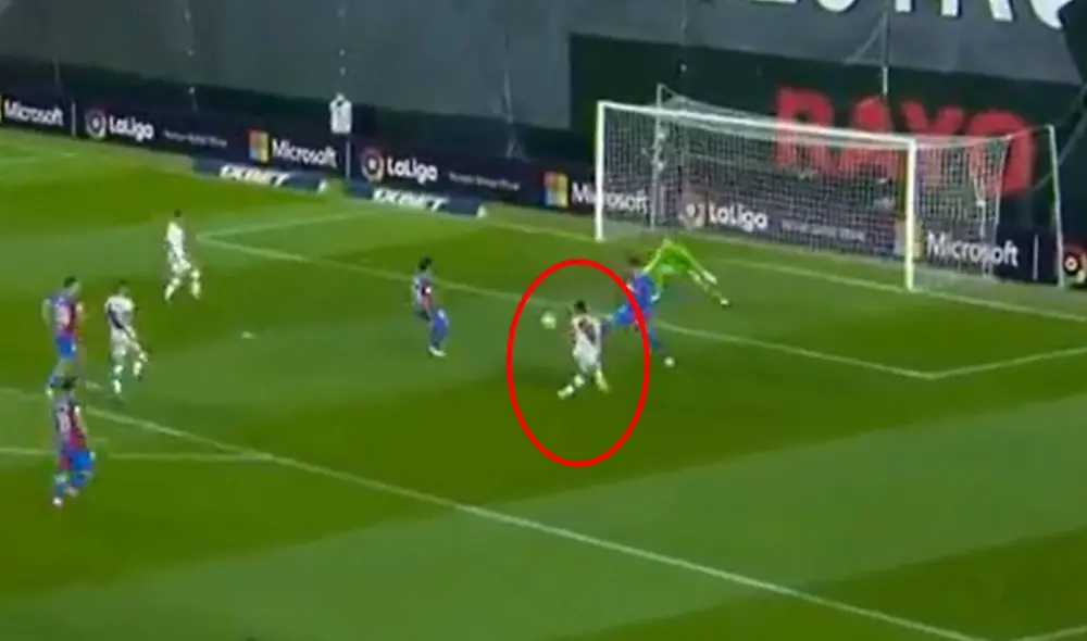 Falcao es el goleador del Rayo Vallecano en LaLiga Santander. Foto: captura video DirecTV Sports Falcao es el goleador del Rayo Vallecano en LaLiga Santander. Foto: captura video DirecTV Sports