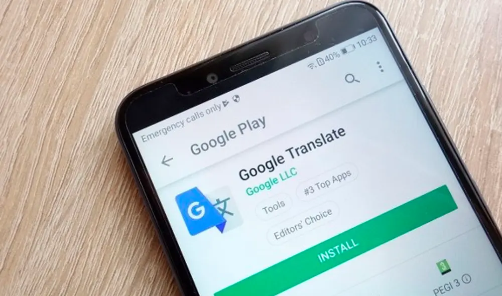 Google Translate está disponible en Android y iPhone. Foto: Robotina.US