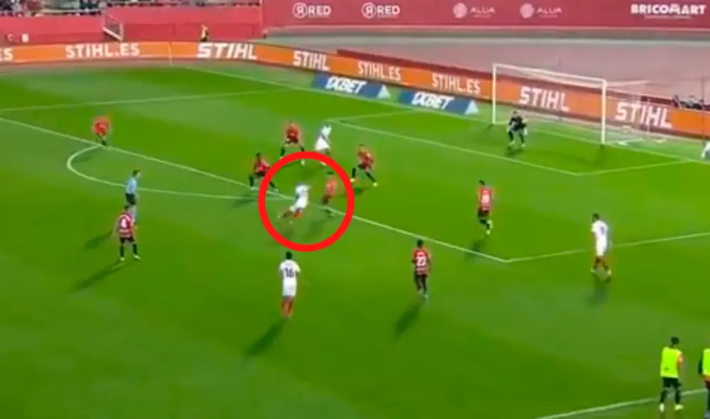 Erik Lamela llegó está temporada al Sevilla. Foto: captura ESPN Erik Lamela llegó está temporada al Sevilla. Foto: captura ESPN