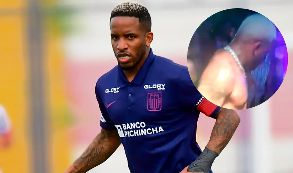 Jefferson Farfán es captado bailando junto a sus amigos. Foto: Liga de Fútbol Profesional/Twitter