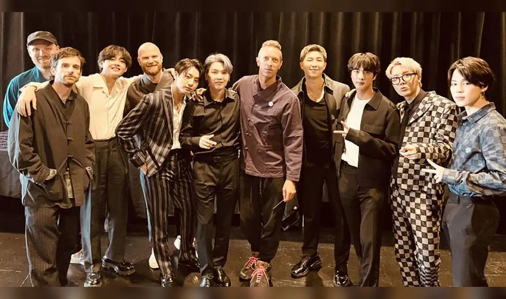 "My universe" fue un prelanzamiento de Music of the spheres, el nuevo álbum de Coldplay. Foto: Hybe