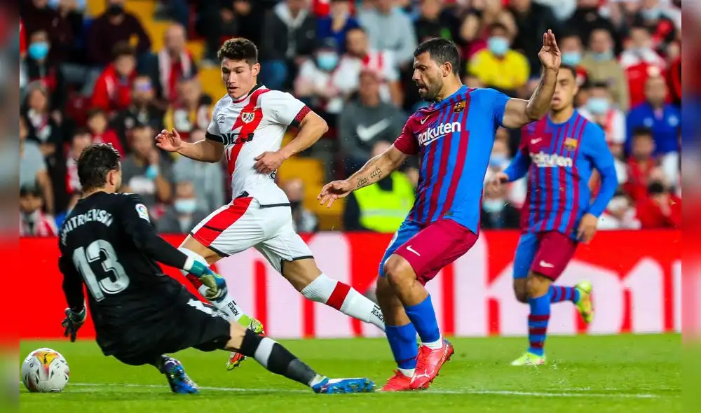 Agüero lleva un gol con la camiseta del FC Barcelona. Foto: Sergio Kun Aguero Twitter