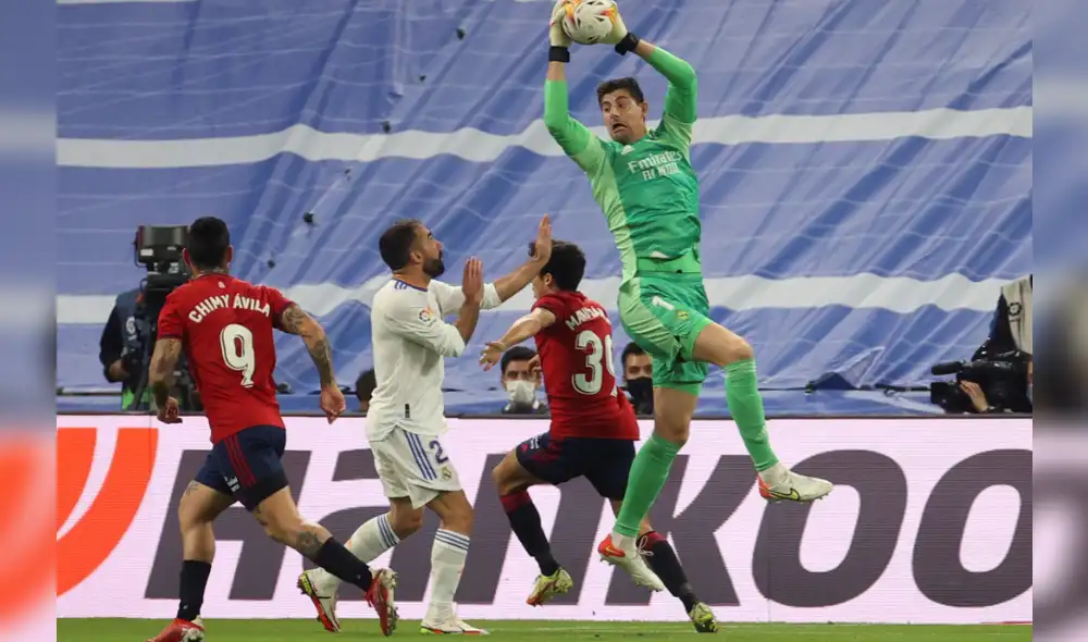 Real Madrid y Osasuna igualaron a cero goles en partido por LaLiga Santander. Foto: Agencia EFE
