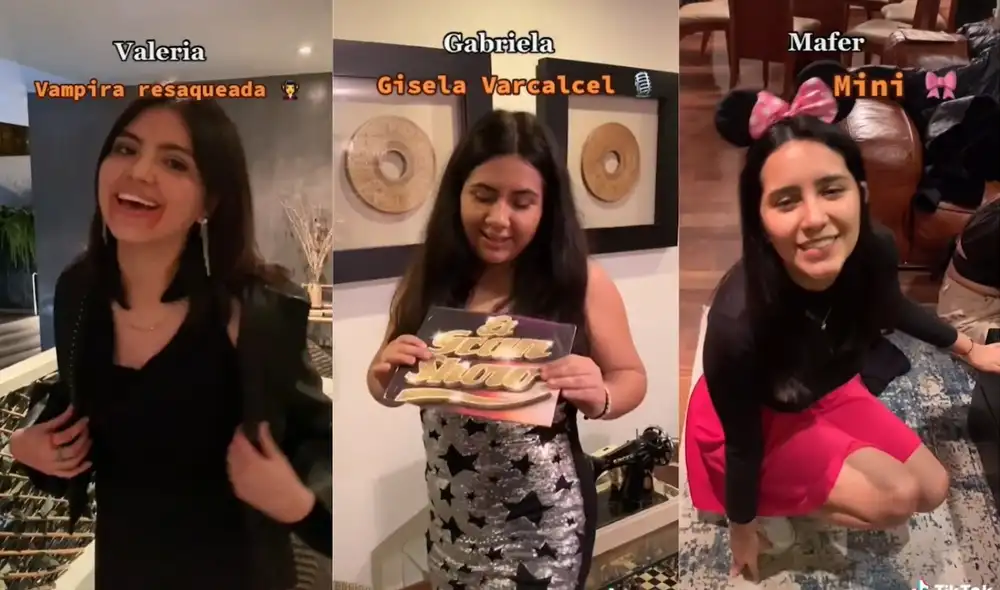 Gabriela, quien caracterizó a Gisela, se animó a bailar la conocida canción "Las Avispas". Video: captura de TikTok