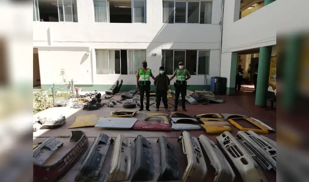 Detenido es investigado por el presunto delito contra el patrimonio receptación agravada. Foto: PNP