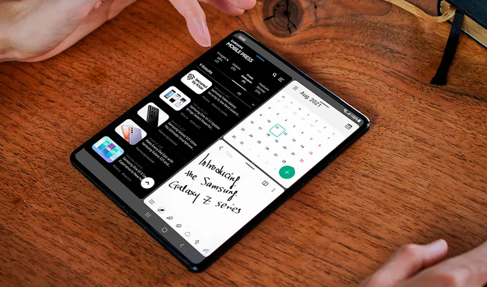 Entre los teléfonos plegables compatibles se encentran los Samsung Galaxy Z Fold3 y Samsung Galaxy Z Flip3. Foto: Samsung Newsroom