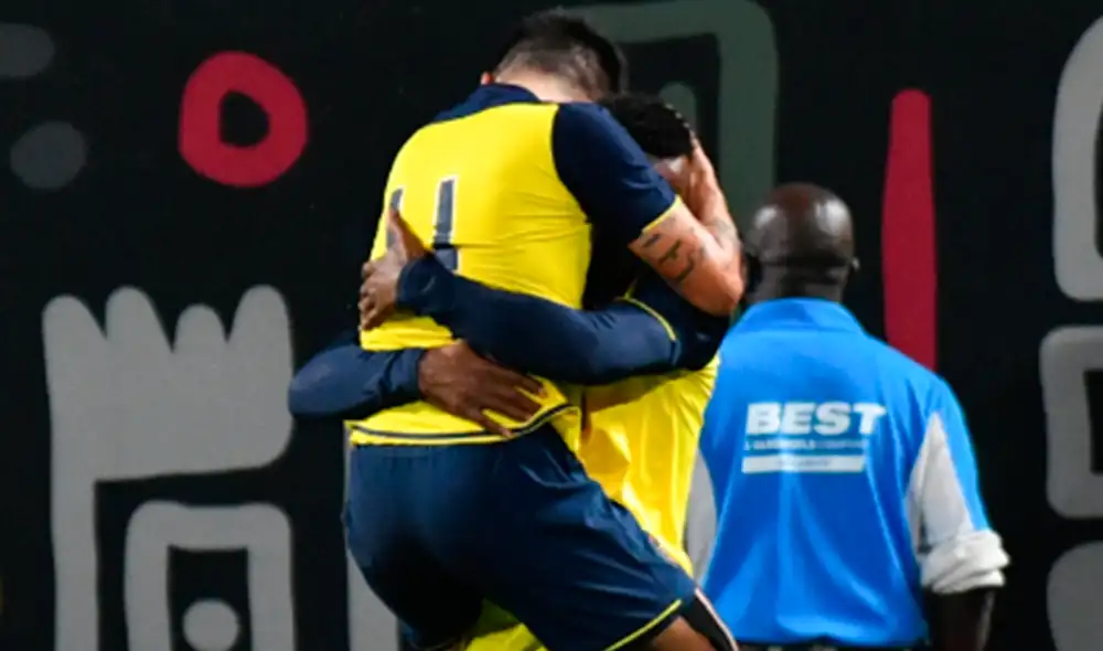 Ecuador derrotó a México en partido de exhibición. Foto: AFP Ecuador derrotó a México en partido de exhibición. Foto: AFP