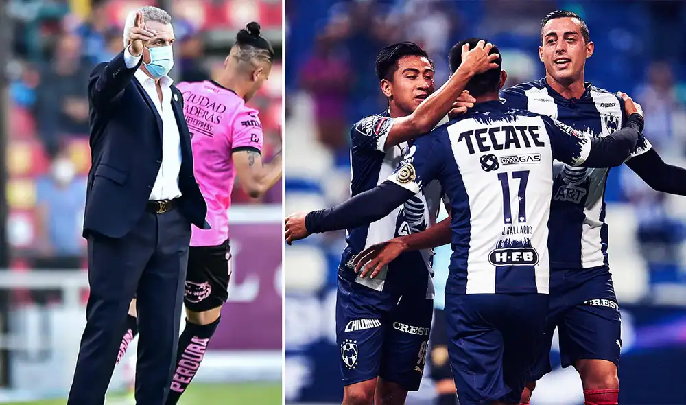 Aguirre dirige desde este año a Monterrey. Foto: composición/ Rayados/ Scotiabank Concacaf Champions League