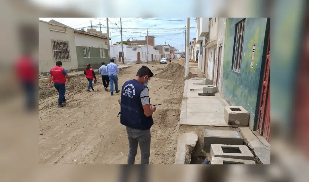 El personal de Contraloría no encontró personal obrero ni maquinaria en la zona de intervención. Foto: Contraloría