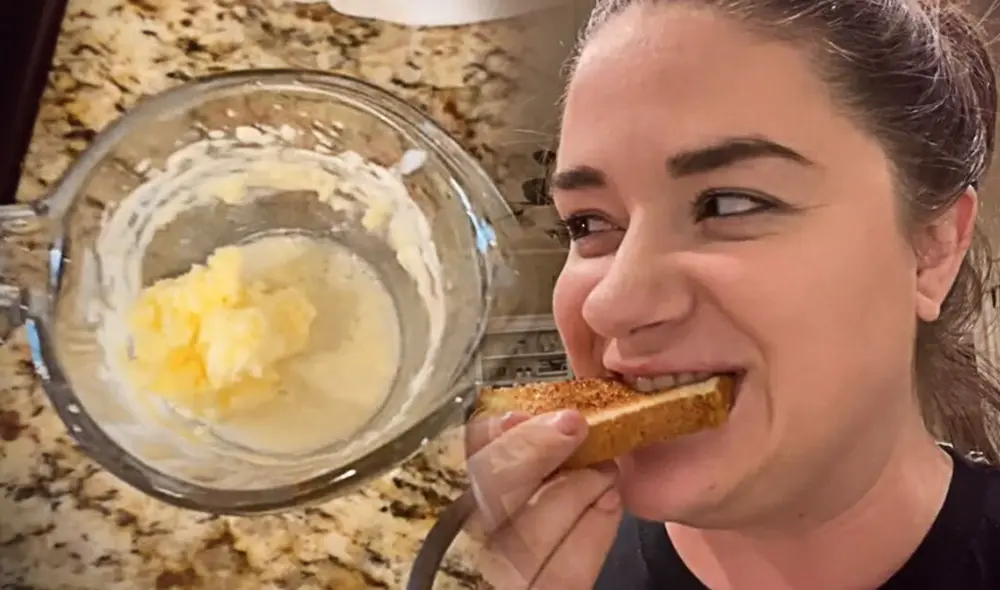 Una mujer prepara helado y mantequilla con su propia leche materna y se vuelve viral. Foto: composición LR / Gerson Cardoso