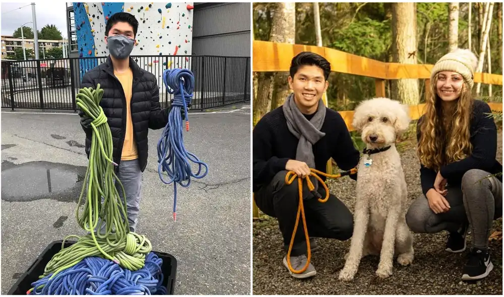 El producto que consigue lo vende a través de una tienda virtual y con las ganancias ayuda a organizaciones de bienestar animal. Foto: Rocks2Dogs