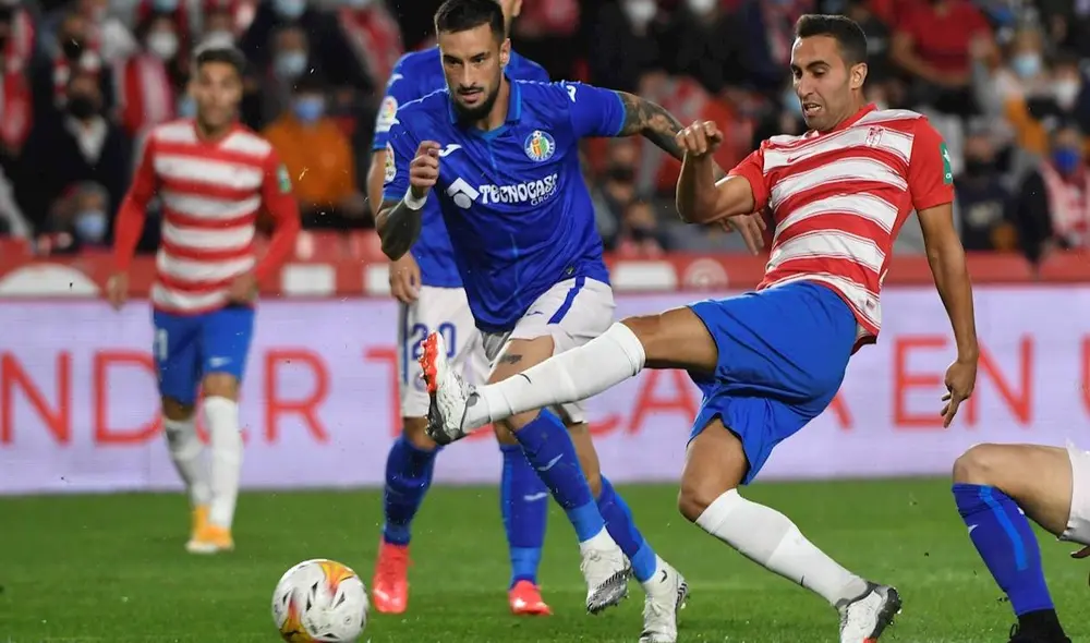 Getafe sigue sin ganar en LaLiga. Con este empate sigue colero. Granada acumula ocho puntos. Foto: EFE