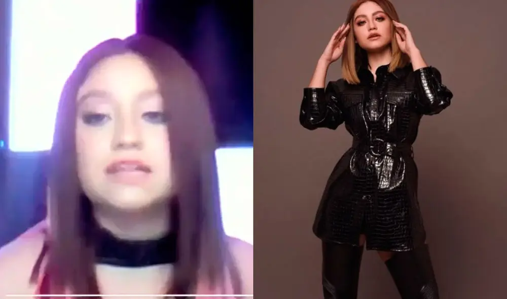 Karol Sevilla contó que no se alimentaba bien y estaba muy estresada, lo cual causó sus problemas al corazón . Foto: composición Karol Sevilla/Instagram, captura TV Azteca